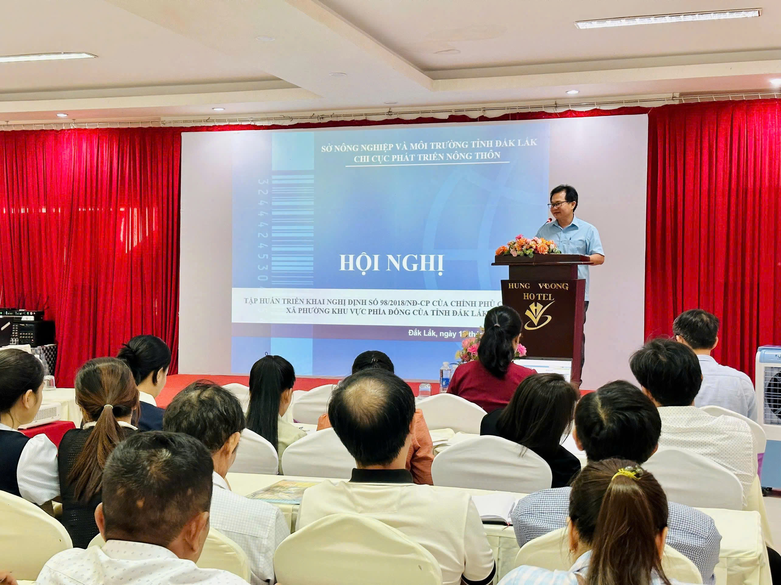 Chi cục Phát triển nông thôn tổ chức Hội nghị chuyên đề Tập huấn triển khai Nghị định số 98/2018/NĐ-CP của Chính phủ