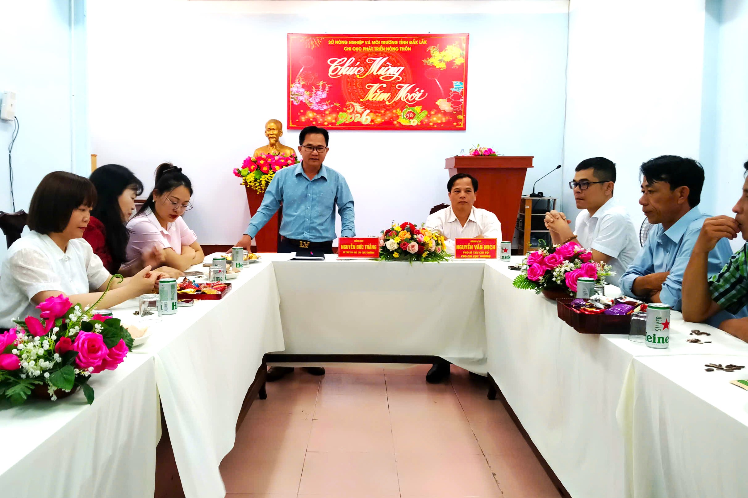 Chi cục Phát triển nông thôn - Khí thế quyết tâm ngay từ ngày đầu làm việc sau Tết