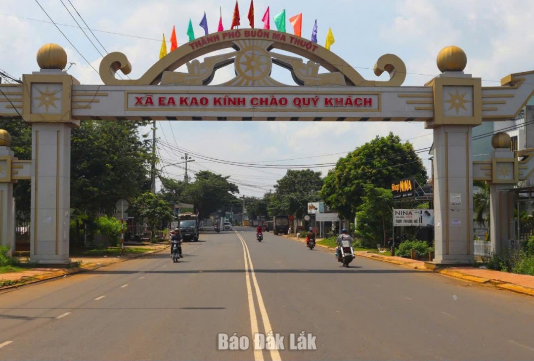 Thành phố Buôn Ma Thuột thêm 4 xã đạt "Chuẩn nông thôn mới nâng cao"